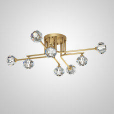 Потолочная люстра RH CH L8 Brass