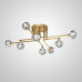 Потолочная люстра RH CH L8 Brass Black
