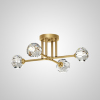 Потолочная люстра RH CH L4 Brass