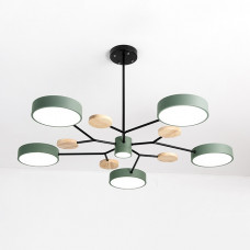 Люстра на штанге MEADE 6 lamps Green