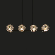 Потолочный светильник JANICA LONG L8 Black Brass